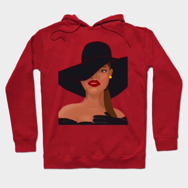 Fabulous Darling - African American Woman Hoodie by LoveAmorArt